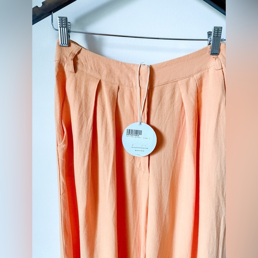 NWT Petal + Pup Fore Linen Blend Felix Wide Leg Pants - Picture 5 of 8